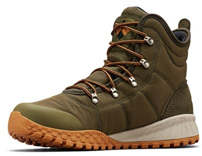 Columbia Fairbanks Omni-Heat, Stivali da Neve Uomo, Nori/Canyon Gold , 42 EU