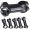 PLATT Aluminium MTB Fahrrad Vorbau Riser Verlängerung Gabelschaft Extender 31.8mm Lenker 60/70/80/90/100/110mm Schwarz