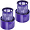 Lot de 2 filtres de rechange pour aspirateur Dyson V10 Absolute Animal SV12 V10 Total Clean V10 V10 Motorhead 969082-01