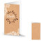 Logbuch-Verlag 10 Getränkekarten in Kraftpapier-Optik Vintage Boho Getränke Karten Barkarten zum Bedrucken Bar Lounge Hochzeit
