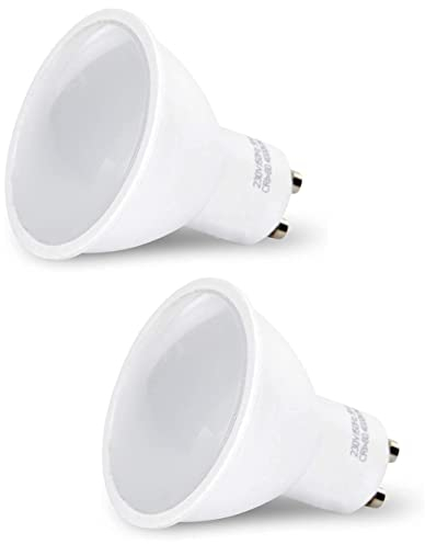 ADAKAT 2er PACK - LED Spot GU10 8W - kaltweiß (6500 K)