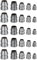 Housoutil Axe Handle Wedges, 25PCS Round Safety Round Handle Wedges, Splitting Axe Wedge, Steel Handle Splitting Set Suitable for for Axe Sledge (Diameter 8mm / 0.3in）