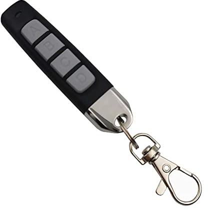 4 in 1 Fernbedienung Duplikator Garagentor Schlüssel Universal Duplikator Fernbedienung Öffner Controller Kopieren Festcode und Rolling Code für den täglichen Gebrauch (Grau)
