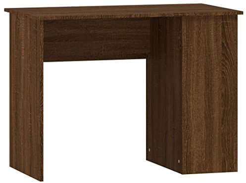 vidaXL Scrivania Rovere Marrone 100x55x75 cm in Legno Multistrato