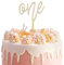 VIKY® Cake Topper 1. Geburtstag, Holz Tortendeko 1. Geburtstag, Kuchendeko Geburtstag One, Wild One Cake Topper, Cake Topper Geburtstag für Babyparty Deko 1. Geburtstag, Geburtstagsdeko Junge Mädchen