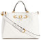 GUESS Handtasche Izzy Peony Girlfriend Satchel Stone Logo, Einheitsgröße