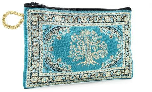 BDM - Porte-Monnaie zippé en Tissu Turc, Arbre de Vie. - Modelo 8