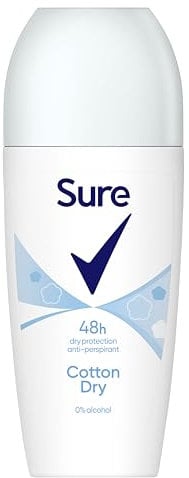 Sure Cotton Dry Anti-Perspirant Deodorant Roll On 50 ml