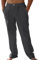 Elegancity Leinenhose Herren Sommerhose Yogahose Leichte Baggy Jogginghose Lang Stoffhose Herrenhosen Urlaub Freizeithose mit Kordelzug und Taschen Grau M