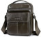 SPAHER Herren Umhängetasche Herrentasche Leder Herrentasche Zum Umhängen Handtasche Herren Tasche Echtes Leder Handgelenktasche Herren Schultertasche Crossbody Bag für Männer Kaffeebraun