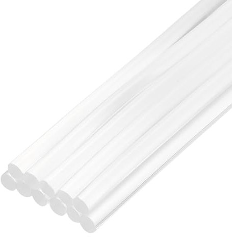 sourcing map Mini Hot Glue Sticks for Glue Gun 7mm x 200mm Clear 12pcs
