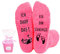 CAIKAILIOR Schwangerschaft Geschenk Verwandtschaft Socken Werdende Mama Geschenk Socken Geschenke für Werdende Mütter Socken (DE/NL/SE/PL, Numerisch, 35, 42, Regular, Regular, 1, Fuchsia)