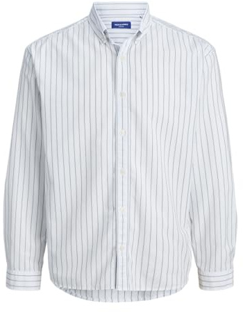 JACK & JONES Herren Freizeit Hemd JORNORREBRO Oxford Shirt - Comfort Fit