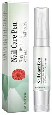 Nail Care Pen, Tea Tree Oil Cosmetic Care for nail fungus, Nail Oil with Tea Tree and Vitamin E, Nail Strengthener and Nail Hardener for Damaged Nails (White, 1PC)