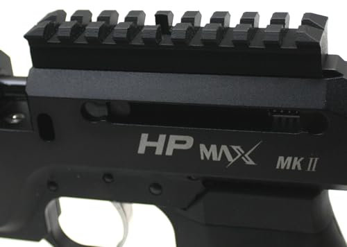 3DSR Carbon Picatinny Adapterschiene für das AEA HPMAX MK2 Luftgewehr - Dovetail, Weaver Adapter (Schwarz)