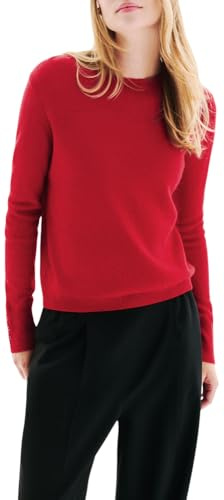 CAROLL Pull femme 100% cachemire Encolure bateau camelia