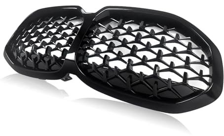 Griglia Radiatore Per Bmw Serie 1 F40 2020+ Stile Diamante Rene Anteriore Griglia Griglia Gloss Nero Abs Accessorie Magickit Paraurti Anteriore Griglia Griglia Griglie Anteriori