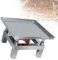 Vibrateur éLectrique pour BéTon Table vibrante plaque vibrante plate, 35 x 35/50 x 50 cm, en acier inoxydable, 3 000 tr/min - 3 600 tr/min, petite plateforme d'essai pour mortier de ciment