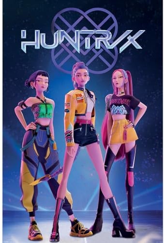 Close Up K-POP DEMON HUNTERS (HOW ITS DONE) MAXI POSTER 91.5cm x 61cm Maxi Poster – Unframed K-Pop Wall Art Poster for Home, Bedroom, or Studio