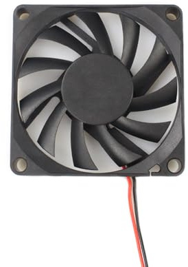 Space Saving Low Noise 8010 PC Case Fan Computer Efficient Heat Dissipation 5V 12V Compact Size Metal PC Fan