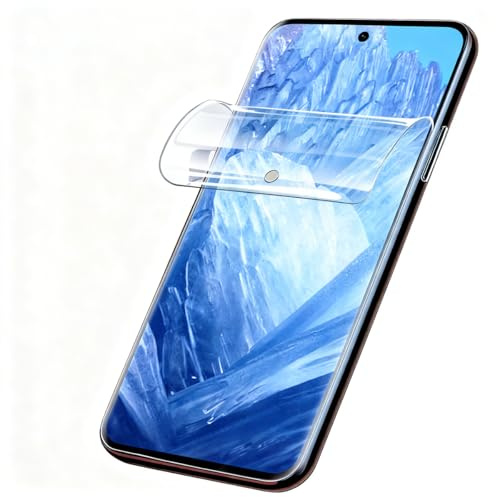 PORRVDP 2 Piezas Protector de Pantalla de Hidrogel para Google Pixel 8A 5G, Película Protectora de TPU Suave Transparente(NO cristal templado) [HD transparente] [Alta sensibilidad]