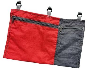 AMSLSIU Verschiebbarer Hängematten Organizer mit robustem Aufbewahrungsbeutel für Hängemattenreste – effiziente Outdoor Tasche zum Aufhängen – ideal für Outdoor