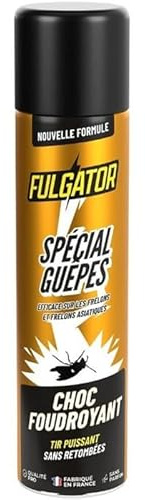 FULGATOR Spécial guêpes Aérosol anti guêpes et frelons 400 ml