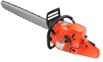 71cc 2-Takt Benzin Kettensäge mit 71cm Schneiddurchmesser,3.9KW 10000rpm Motorsäge mit Kettenbremse & doppelte Sicherheitsschalter,Baumpflegesäge mit automatischem Ölsystem & 20% Kraftstoffersparnis