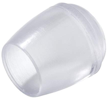 Adsamm® / 16 x Embouts extérieur/Transparent/Ø 11-12 mm/Rond/Robuste glisseur à Fixer sur Tout Les Jambes Rondes des Meubles/pour Zones sèches et humides.