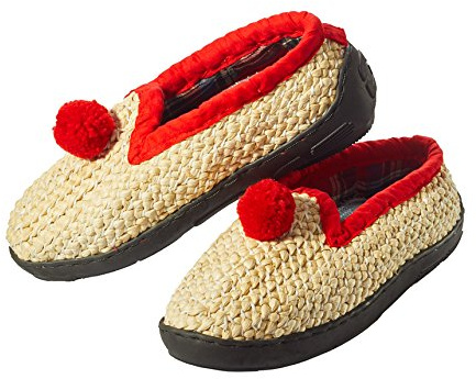 Fischerkleidung GmbH Strohschuh Maisstroh hell, SCHWARZ