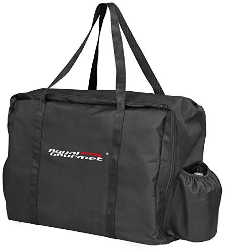 Royal Gourmet CB2101 Tragbare Grill-Tragetasche, 600D Polyester Oxford Gewebe Outdoor Tischgrill Grillplatte Tragetasche für Camping und Picknick, 51,5 cm L x 21,5 cm B x 46 cm H, Schwarz