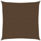 vidaXL Voile d'Ombrage Protection Voile Solaire Voile de Parasol Anti UV Jardin Patio Terrasse Balcon Extérieur 160 g/m² Marron 4x4 m PEHD