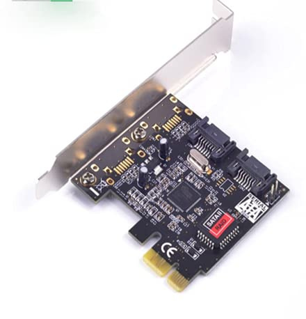 PCIe X1 A 2 Porte SATA2.0 3G/bps Raid Controller Card SIL3132 Chipset per Silicon Sata Adattatore Aggiungi su Carta chia moneta