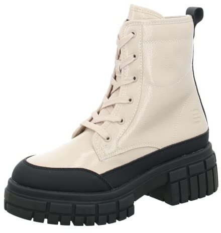 BAGATT Damen Tonic Mode-Stiefel, beige/Black, 40 EU