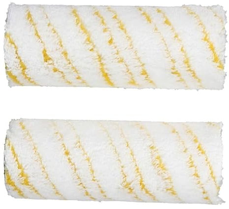 LUTH Premium Profi Parts Mikrofaser-Reinigungswalze Gelb kompatibel mit Kärcher 2.055-006.0 für Hartbodenreiniger 2 Stück