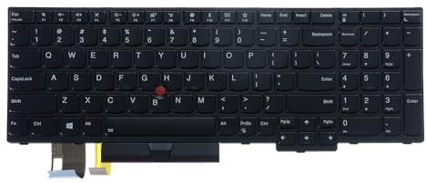 LeFix Laptop Backlit Keyboard,Replacement Keyboard Compatible with Lenovo Thinkpad E580 E585 E590 E595|T590 |L580 L590|P52 P53 P53s P72 P73,01YP680,US Layout