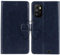 TienJueShi Bleu Fonce Flip Retro Support à Rabat Cuir Housse Coque pour Logicom Five Pro 5.45 inch Étui Cas Couverture Protecteur Case Portefeuille Cover