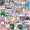 Bric Dodo 50 Stück Lacrosse Aufkleber Auto Laptop Telefon Gitarre Skateboard Motorrad Fahrrad Lacrosse Stickers Set Vinyl Wasserdicht Aesthetic Aufkleber für Jugendliche Kinder Erwachsene