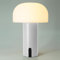 Starnearby LED Akku Outdoor Tischlampe Kabellos Pilz Lampe, Touch Dimmbare Akku Tischleuchte Outdoor Warmweiß, Tragbare IP44 Wasserdicht Outdoor Lampe für Außen Tisch Garten Camping (Weiß)