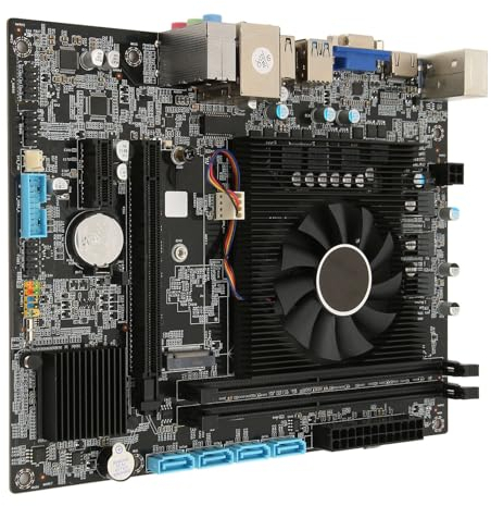 Placa Base de Computadora H170, CPU DDR4 I7 6700HQ con Placa Base de Tarjeta de Minería para Juegos Más Fresca, Placa Base de Escritorio USB3.0 SATA3.0 VGA HD para PC de Escritorio