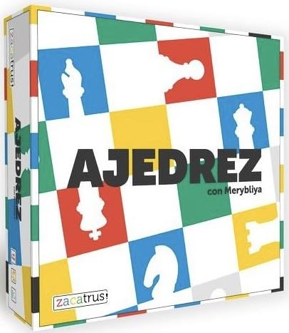 Schach mit Merybliya, Brettspiel, Spiel mit Freunden, Familienspiel, Spiel für 2 Spieler, abstrakte Thematik, Puzzle-Mechaniken, Alter + 8 Jahre