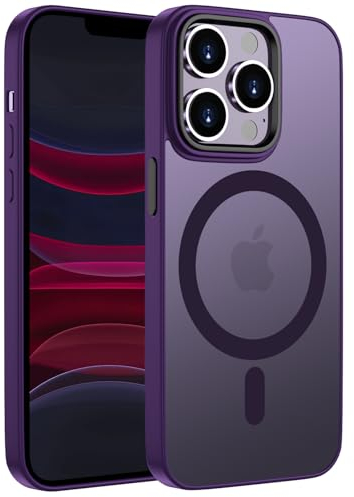 ORDA für iPhone 11 Pro Max Hülle 6.5 Zoll Kompatibel mit MagSafe,Magnetisch Handyhülle für iPhone 11 Pro Max Case Durchscheinende Matt Rückseite Dünn Stoßfest Schutzhülle Lila