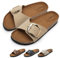 Torotto Pantoletten Damen Sandalen Latschen Schlappen Hausschuhe Bequeme Verstellbare Schnalle(Aprikosenfarbe,38 EU)