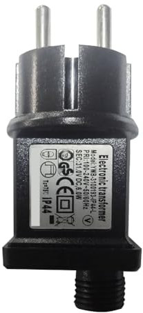 Joskeijky Adattatore CA 31 V 6 W 193 MA Corrente di Uscita 100 V-240 V Adattatore Elettronica Impermeabile Funzioni Adattatore di Alimentazione Spina UE