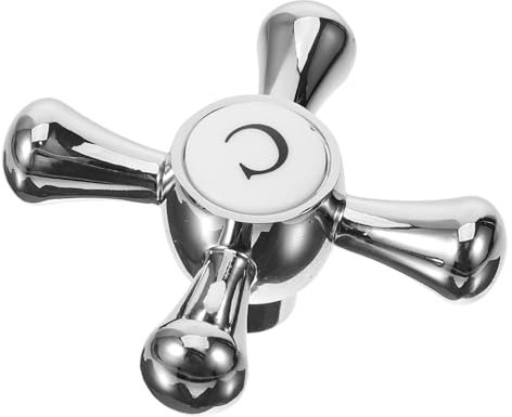 Housoutil Wasserhahn LED wiederaufladbar auseinander Herd Körbe Küchenarmatur Griff Küchenarmatur Zubehör Duscharmatur Griff Griffknopf für Waschbeckenhahn im Badezimmer Zinklegierung Silver