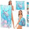YOUYIKE Strandtuch Mikrofaser Handtuch, 70x140 cm Badetuch mit Tasche, Saugfähig und Schnell Trocknende Strandhandtuch, Leichtes und Dünnes Tragbares, Sandfrei, für Strand, Schwimmen