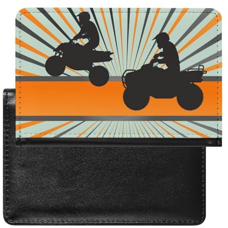 NYKVTG Reisepasshülle Quad Bike Reisepass Tasche Reise Gadget Impfpass Hülle Für Damen Herren