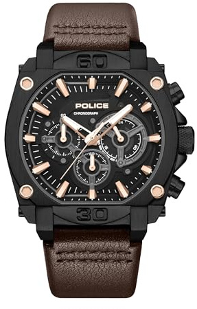 Police Norwood Chronograph, braun, 51.5