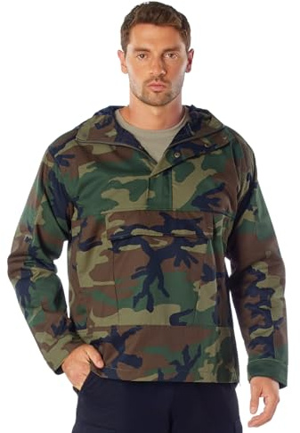 Rothco Anorak Parka, Woodland Camo, XL