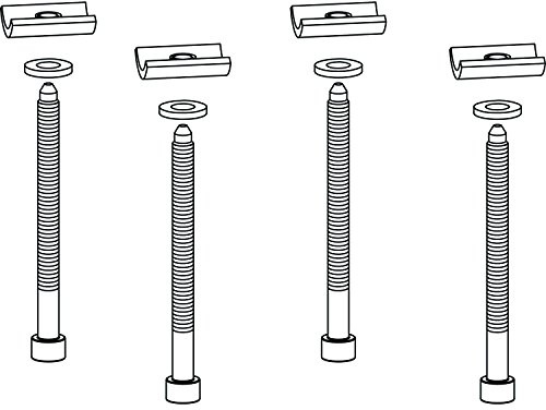 MACO Fiber-Therm Eckverbinder-Befestigungsset unten, Stahl verzinkt (101341)